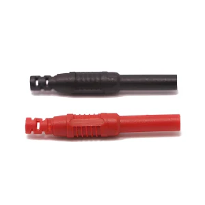 Amass 25505 Ams 4mm Safety grade High voltage Banana Female Connector with Shroud Copper Nickel plated China