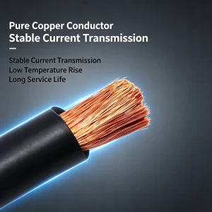 Anti Tensile Welding Cable Flexible Welding Cable Stranded Inner Wire Avoids Breakage for Long Distance Construction Wiring