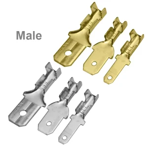 Auto Terminal 6.3 Series Crimp Terminal Cable Lug Wire Lug Faston 63mm Terminal Male for Home Appliance