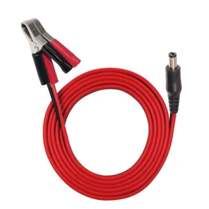 Battery Clips 12V Clamps Wire Electrical With Alligator Crocodile Clip DC Power Male Alligator Cable