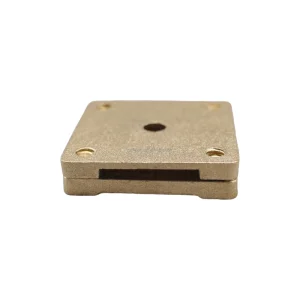 Brass Copper Cable Clamp Inch Polished Surface Square Conductor Grounding Earthing Welding Clamp Lightning Protection