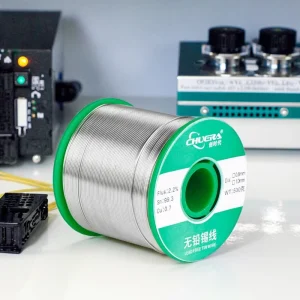 Chuera Lead free Solder Wire 2.4 MM Environmental Protection Solid Tin Rosin Core OEM ODM Electronics Use Melting Welding Wires