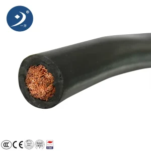 Copper Conductor Rubber Insulated Low Voltage Welding Cable 70mm2 450V Industrial Use
