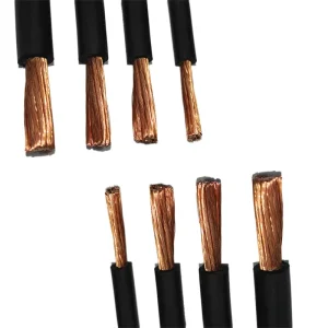 Copper Conductor Welding Cable 450/600/750V Rubber Sheath Welding Machine Cable