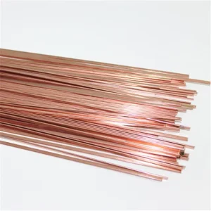 Copper Welding Rods Round Bar Flat TIG Brazing Rod BCuP 2 Air conditioner Pipe Filler Metal Sticks