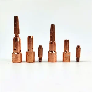 CuCrZr Heavy Duty Torch Tip Holders Copper Contact Tips for Torch Power Supply