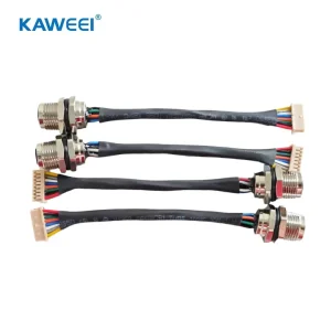 Custom M8 Circular Connector Welding Type Waterproof Cable Assembly for Industrial Equipment