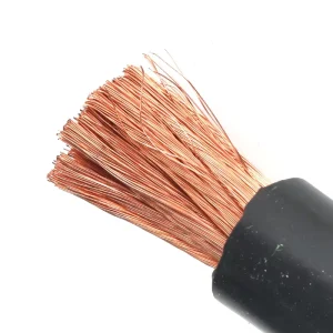 Customizable Bare Copper Conductor XLPE Insulated Welding Lead Cable AC1000V DC1500V Rated Voltage H01N2 D Model -55~150 16mm