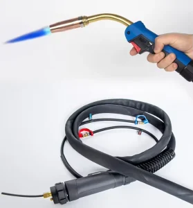 Customizable Copper Plated Air Cooled Angled Torch Head Welding Gun 3m 4.5m 6m for MIG MAG CO2 Welding