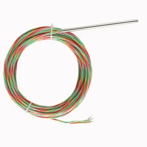 Customizable PTC A B High Precision Temperature Sensor Cable with 0.3C Accuracy and 3*100mm Stainless Probe for EV Motor BMS
