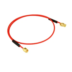 Customized Half Soft Flexible 50OHM Silver Plated Copper Gain RG405 Coaxial Cable Assembly SMA Female RF Connector