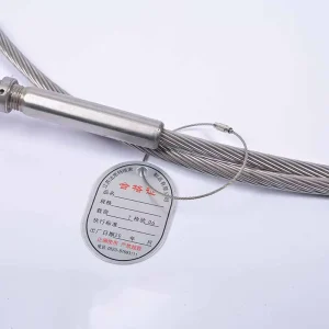 Durable 316L Stainless Steel Wire Rope Galvanized Rigging with Welding Service for Bridge Construction