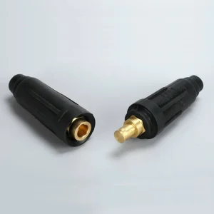 ESN 35-50 Welding Cable Joint Quick Connector Welding Cable Male and Female Welder Accessories Black Red Color