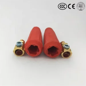 Euro Type Welding Cable Connector Plug Copper Welding Torch Parts