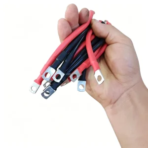 Factory Custom Assembly 25mm Battery Connection Power Cable Wire with Battery Terminal Connector