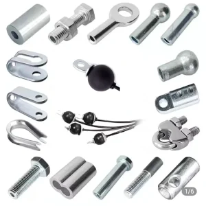 Factory New Design Fitness Equipment Hooks Gym Accessories Endless Terminals Galvanized Steel Wire Rope Fittings