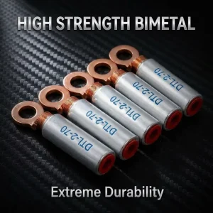 Factory Price DTL2 Bimetallic Cable Lug Copper Aluminum Friction Welding Joint Splice Electrical Power Engineering Accessory