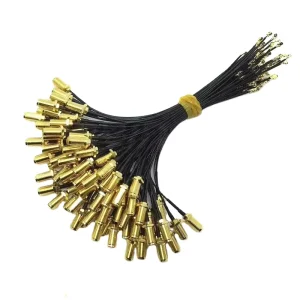 Factory Supply SMA Jack Bulkhead to UFL MHV Female Right Angle 1.13mm Jumper Cable Assembly Pigtail in Stock ROHS 15cm