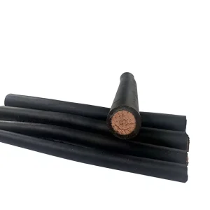 Flexible Copper Conductor Rubber Sheathed Welding Cable 16mm2 25mm2 35mm2 50mm2 70mm2 Welding Machine Lead Wire
