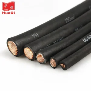Flexible YH Arc Welding Cable Heavy Duty Rubber Insulation Wear Resistant Pure Copper Wire for Welding Equipment Connection