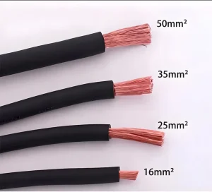 Flexible YH Rubber Welding Cable 70mm2 95mm2 Heavy Duty Copper Conductor Electric Arc Welder Power Cable