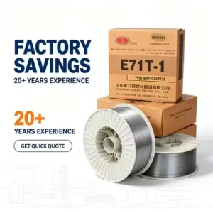 Flux Cored Wire E71T-1C 1.2mm 0.8mm 15kg 5kg AWS A5.20 E71T-1C Gasless Flux Cored Wire E71T-11 MIG Welding Wire China Factory
