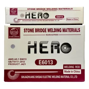 For E6013 Mild Steel AWS Welding Rod Small Splash NB/T GB/T Certified China Factory Supplier
