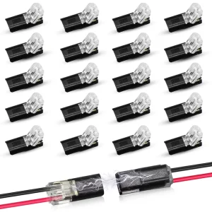 For Source D2 Copper Quick Connection Terminal Mutual Plug-in Type Welding-free Wire Stripping-free Pull-out LED Lamp Wire