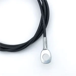 Galvanized Black Vinyl Coated Gym Cable Steel Wire Rope with Nylon Ball Replacement Nylon Pulley Gym Cable