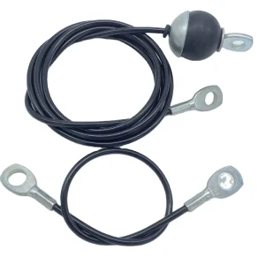 Heavy Duty 1.5M 5M Coated Steel Gym Cable Wire Rope 5mm 6mm Dia Replacement Parts Home Gym Fitness Cable Pulley Accessories