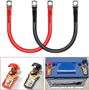 Heavy Duty Low Voltage Battery Cable 4 AWG Pure Copper Wire Flexible Automotive Starter Cable Silicone Insulated Corrosion
