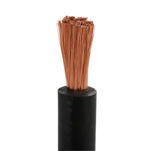 Heavy Duty Pure Copper Welding Cable IP67 Rated Low Voltage Rubber Flexible Electrical Cable for Industrial Construction Use