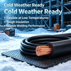 High Purity Custom Welding Cable Copper Conductor Cable Oxygen Free Core Reduces Energy Loss for Industrial Welders