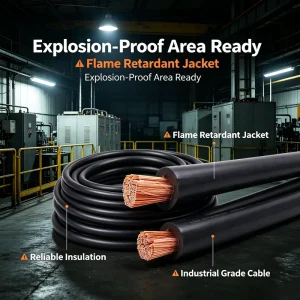 High Strength Custom Welding Cable Solid Conductor Cable Solid Copper Core for Fixed Heavy Industrial Welding Wiring