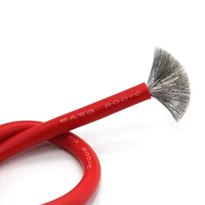 High Temperature Heat Resistant Stranded Tinned Copper Silicone Wire 600V 12-22 AWG Refrigerator Cable