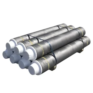 High density High temperature Resistant HP Grade Graphite Electrodes For Arc Furnace Steel Making Customizable Electrode Bolts