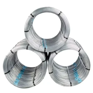 Hot Dipped Galvanized Steel Wire Q195 Q235 2 6mm 300 550MPa Bending Binding for Fence Welding Gabion Basket Construction