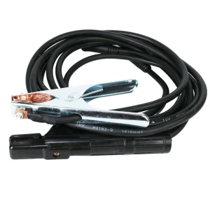 Industrial Iron Welding Cable 200A Electrode Holder 300A Ground Clamp 16mm2 10-25 9mm Welding Accessories Spare Parts