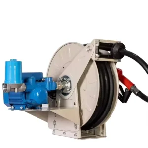 Intelligent 3/4″ 1″ Oil Transfer Pump Kit Hose Reel Explosion-Proof Features Flow Meter Filter Fuel Gun Petrol Service Equipment
