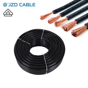 JZD Copper core Insulated Welding Cable 16mm2 35mm 50mm2 450 750v Flexible Single Core Rubber YC Welding Cable