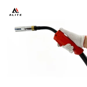 KR500A Copper MIG Welding Torch Assembly Red Type Compatible with Central Adaptor 3M 4M 5M Cable