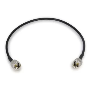 Low Loss RG58 Coaxial Cable Assembly UHF Male RF Connector for Signal Communication DC~3GHz Frequency Range