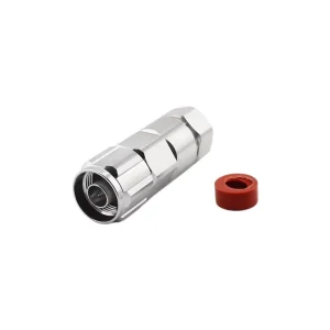 Low Loss Straight Copper N Male Clamp Plug Connector FSJ4 50A for 1 2″ Superflexible RF Coaxial Jumper Cable