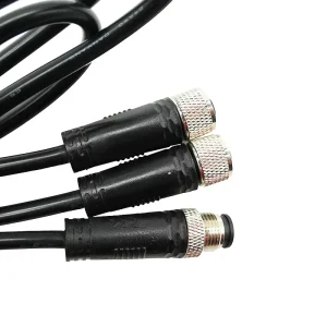 M12 Multi-pin Male and Female Welding Wiring Harness Custom Waterproof Industrial Sensor Connection Harness