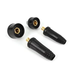 Male and Female Euro Type Welding Connector Cable 10-25 for Welding Machine