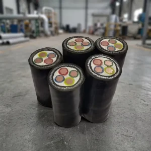 Manufacturer Supply 0.6 1kV 4*240mm² SWA Steel Wire Armored Power Cable Pure Copper XLPE PVC
