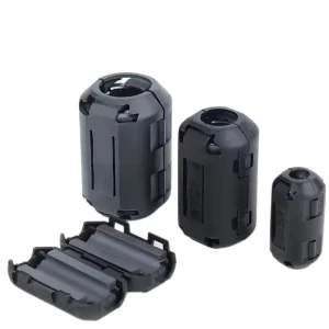 Ni Zn Snap On Ferrite Magnetic Ring Core RFI Noise Suppressor 5mm 7mm 9mm 13mm Ferrite Clip Ring EMI Filter Cable Clip