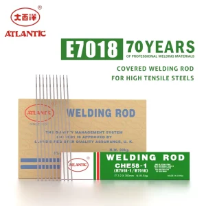 OEM ODM China ISO9001 Certified High Tensile Steel E7018 Welding Rod for Ships Steel Structure