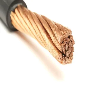Oil Resistant Rubber Low Voltage 450V 750V Copper Welding Cable 1/0 2/0 3/0 AWG Lead Cable For Welding Machine