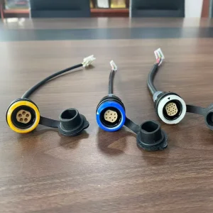 Plastic Push pull Self locking Connector Customized Processing Solution for Medical Wiring Harnesses